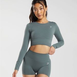 Gymshark Everyday Seamless Long Sleeve Crop Top